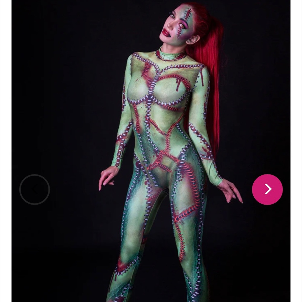 Badinka Frankenstein Halloween Bodysuit